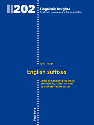 cover image of English suffixes
